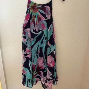 Lulus Tropical Flowy Dress
